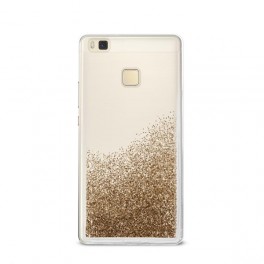 Puro Cover  PC+TPU  Sand  per Huawei P9 LITE 5 2  con liquido e glitter Oro
