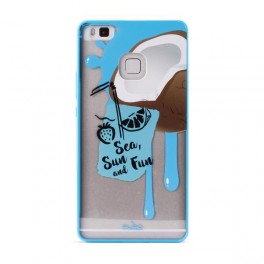 Puro Cover PC+TPU per Huawei P9 Lite 5 2   Summer Juice  Coconut Azzurro