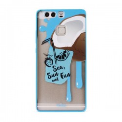 Puro Cover PC+TPU per Huawei P9 5 2   Summer Juice  Coconut Azzurro