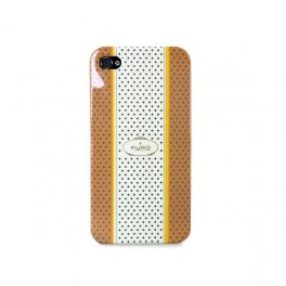 PURO COVER IPHONE4 BIANCO/ARA SERIGRAFATA