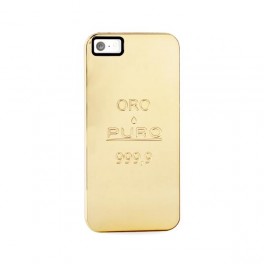 CUSTODIA PC  ORO PURO IPC5ORO 999,9  IPHONE 5 / 5S ORO
