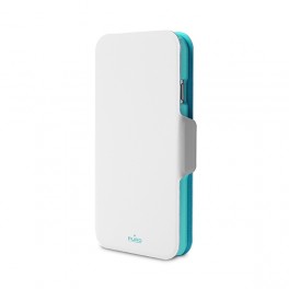 PURO COVER IPHONE 5 ECOPELLE BI COLOR WALLET 3 VANI + TASCO