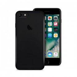 Puro Custodia Ultra Slim  0 3 Nude  per iPhone 7 / 8  4 7 Nero
