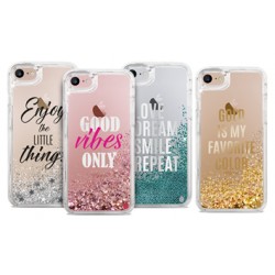 Puro Cover  Aqua  compatibile per iPhone  6/6s/7 “Gold is my favourite colour” Oro