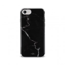 Puro Cover TPU  Marble  per iPhone 6/6s/7/8 Nero Marquina