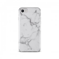 Puro Cover TPU  Marble  per iPhone 6 / 6s / 7 Bianco Statuario