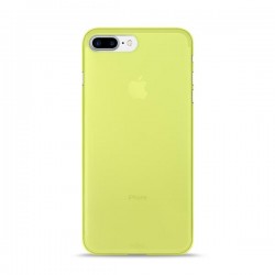 Puro Custodia TPU Ultra Slim   0 3   per iPhone 7 Plus / 8 Plus con Screen Protector Verde Lime