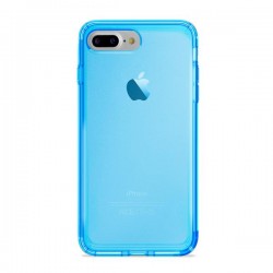 Puro Custodia Ultra Slim   0 3 Nude   per iPhone 7 Plus / 8 Plus 5 5  Fluo Blu