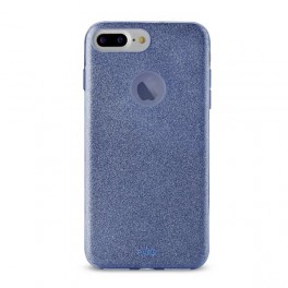 Puro Cover PC+TPU Shine per iPhone 6 Plus / 6s Plus / 7 Plus / 8 Plus Blu