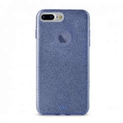 Puro Cover PC+TPU Shine per iPhone 6 Plus / 6s Plus / 7 Plus / 8 Plus Blu