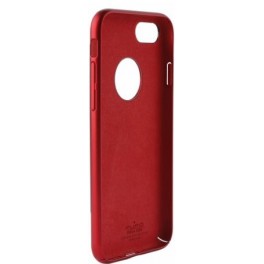Puro  Magnet Cover in PC con finitura metallizzata per iPhone 7 Plus/8Plus con placca metal Rosso