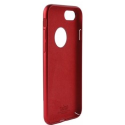 Puro  Magnet Cover in PC con finitura metallizzata per iPhone 7 Plus/8Plus con placca metal Rosso