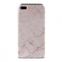 Puro Cover TPU  Marble  per iPhone 7 Plus  Rosa Portogallo