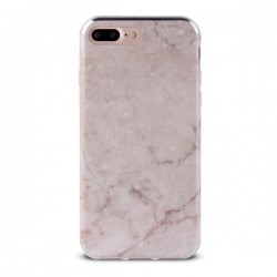 Puro Cover TPU  Marble  per iPhone 7 Plus  Rosa Portogallo