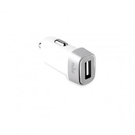 Puro Carica Batteria da Auto Compact 1Usb 1A Bianco