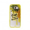 Puro Cover PC+TPU per Samsung Galaxy A3 2017 4 7   Summer Juice  Pineapple Giallo