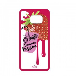 Puro Cover PC+TPU per Samsung Galaxy A3 2017 4 7   Summer Juice  Strawberry Rosso