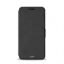 Puro Cust Ecop Samsung Galaxy A5 (2016) 5 2  Flip Oriz+Vano Carta+Stand Up+Flap Magnetica Nero