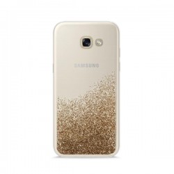 Puro Cover  PC+TPU  Sand  per Samsung Galaxy A5 2017 5 2  con liquido e glitter Oro