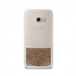 Puro Cover  PC+TPU  Sand  per Samsung Galaxy A5 2017 5 2  con liquido e glitter Oro