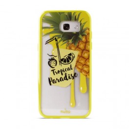 Puro Cover PC+TPU per Samsung Galaxy A5 2017 5 2   Summer Juice  Pineapple Giallo