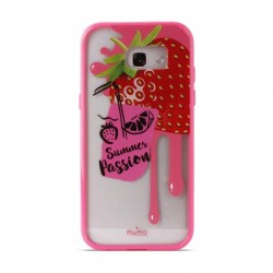 Puro Cover PC+TPU per Samsung Galaxy A5 2017 5 2   Summer Juice  Strawberry Rosso