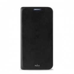 PURO CUST S6+ EDGE BOOK NERO EDGE FLIP ORIZ  + VANO PER CAR