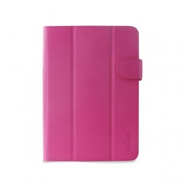 CUSTODIA UNIVERSALE 7  ROSA STAND UP+CHIUSURA MAGNET ROSA