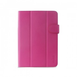 CUSTODIA UNIVERSALE 7  ROSA STAND UP+CHIUSURA MAGNET ROSA
