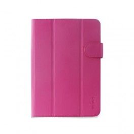 CUSTODIA UNIVERSALE 8  ROSA STAND UP+CHIUSURA MAGNET ROSA