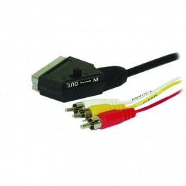 CAVO SCART 3 RCA IN/OUT 