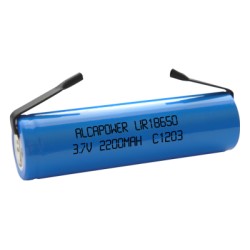 BATTERIE AL LITIO 3,7V 2200 mA 18650