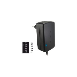 ALIMENTATORE SWITCHING 1500mA 9 12 15 18 20 24 Volt