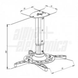 SUPPORTO UNIVERSALE PROIETTORE 