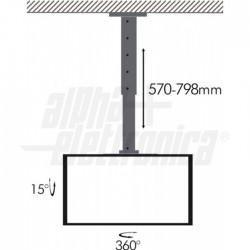 SUPPORTO SOFFITTO 2TV 32 60  