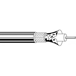 CAVO 6,7mm COAX BOBINA UNREEL 250mt BIANCO  GAS67 