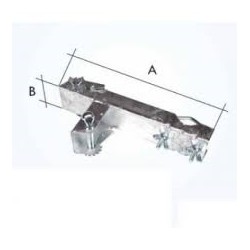 ZANCA FRANCESE SINGOLA PER CAMINO NUOVO SISTEMA DI FISSAGGIO