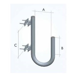 SUPPORTO PARABOLA CURVO 180 