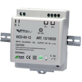 ALIMENTATORE  SWITCH DIN 60W 24V 1OUT 