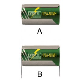 BATTERIA 1/2A NI MH 1000MAH C/T NI MH 1/2 A 1,2V 1000mAh C TERM