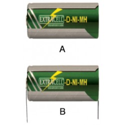 BATTERIA NI MH TORCIA 1,2V 8000mA CON TE CON TERMINALI