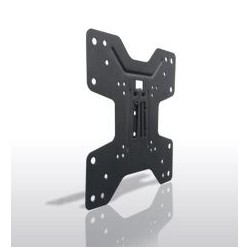 SUPPORTO LCD FLAT 17  37  30Kg Supporto ultraslim per LED TV, 14mm dal muro  Colore Nero, Livella integrata, montaggio facilitat