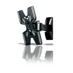 Supporto universale 2 snodi Supporto universale regolabile per FLAT TV da 23  a 37  con 2 snodi ed 1 braccio, livella integrata 
