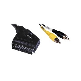 CAVO SPINA SCART 2 RCA IN OUT AUDIO/VIDE