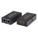 EXTENDER HDMI  SEGNALE HDMI RJ45 UTILIZZA 2 CAVI RJ45 CAT 6