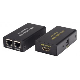 EXTENDER HDMI  SEGNALE HDMI RJ45 UTILIZZA 2 CAVI RJ45 CAT 6