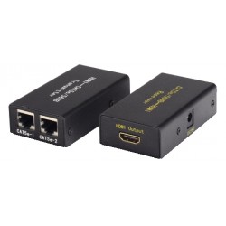 EXTENDER HDMI  SEGNALE HDMI RJ45 UTILIZZA 2 CAVI RJ45 CAT 6