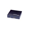 EXTENDER SPLITTER HDMI PROFESSIONALE SPLITTER HDMI CON ESTENSORE DI SEGNALE SU CAVO ETHERNET 2 USCITE