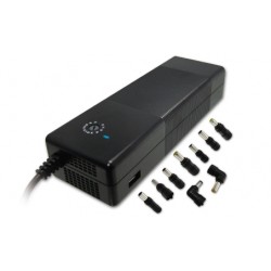 ALIMENTATORE  da 12vcc a 22 vcc 144W Alimentatore switching per NoteBook a tensione variabile da 12 a 22Vcc, 144W con 9 spinotti
