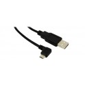 CAVO MICRO USB CON CONNETT 90° 